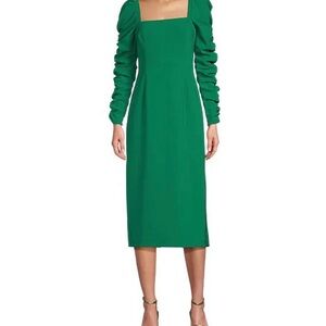 ANTONIO MELANI Green Long Sleeve Dress